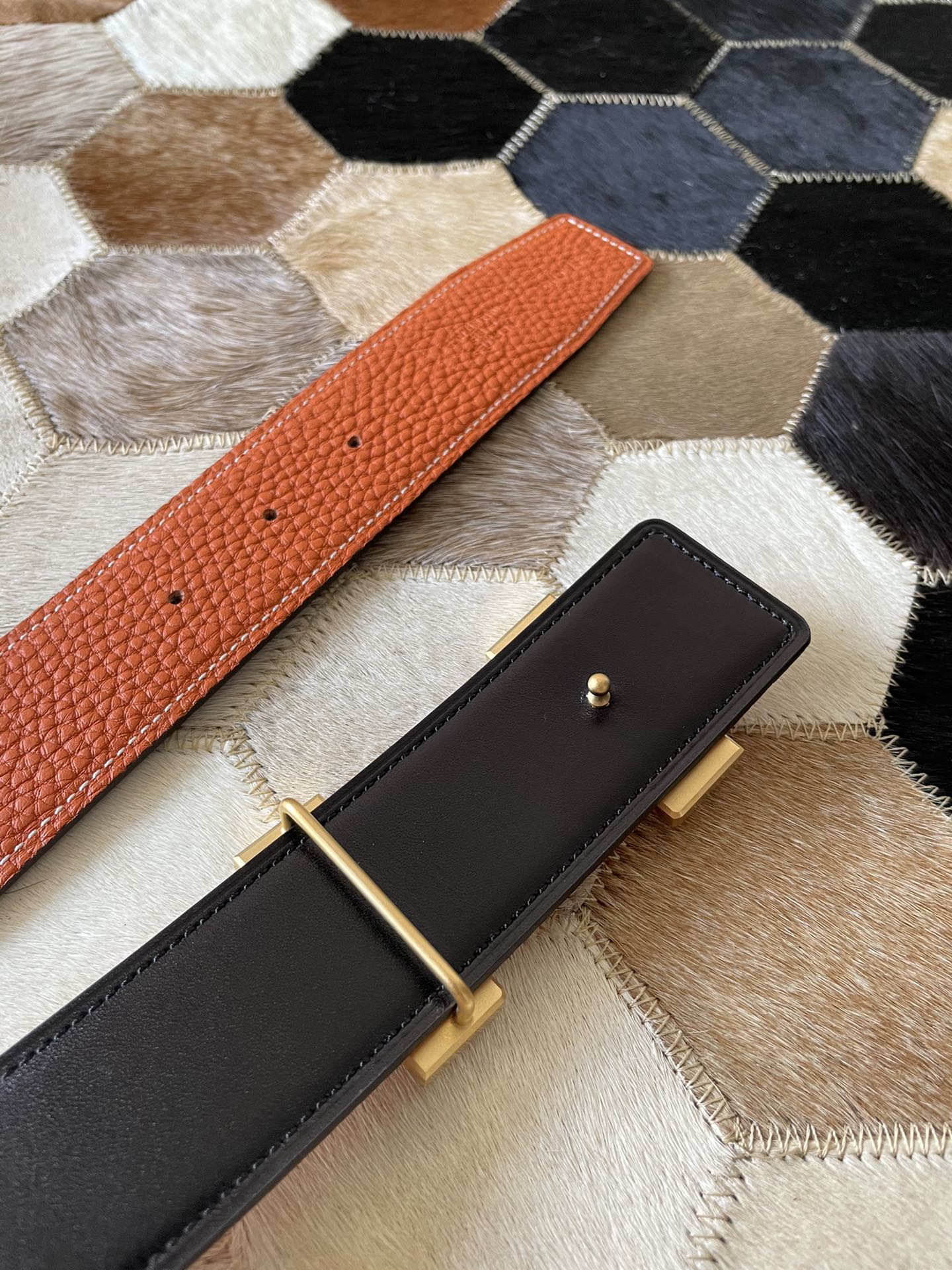 Hermès Male Basic Belt 38mm-s-m