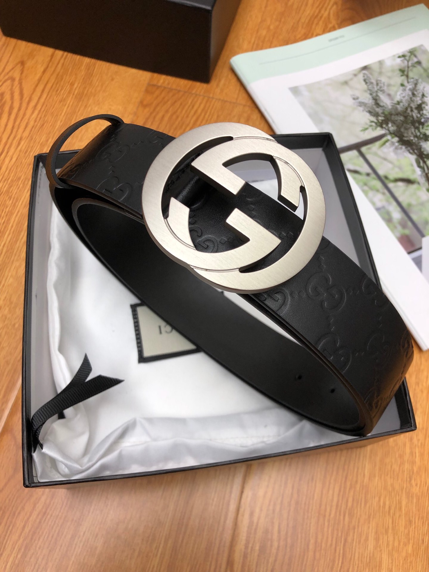 Gucci Basic Belt Top Grain Leather