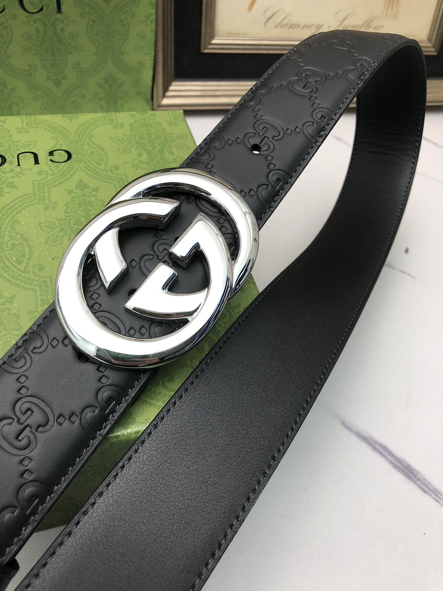 Gucci Basic Belt Top Grain Leather