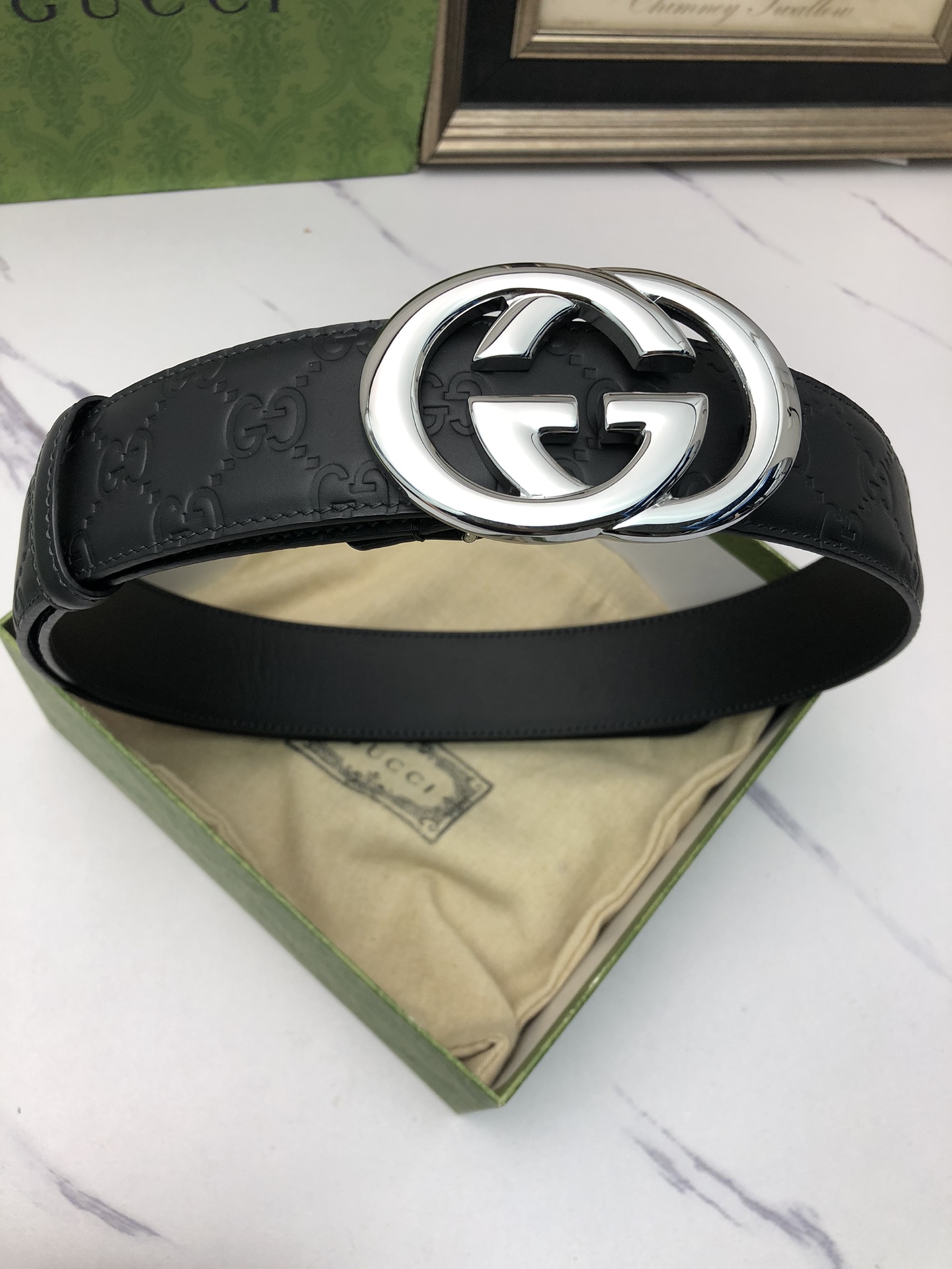 Gucci Basic Belt Top Grain Leather