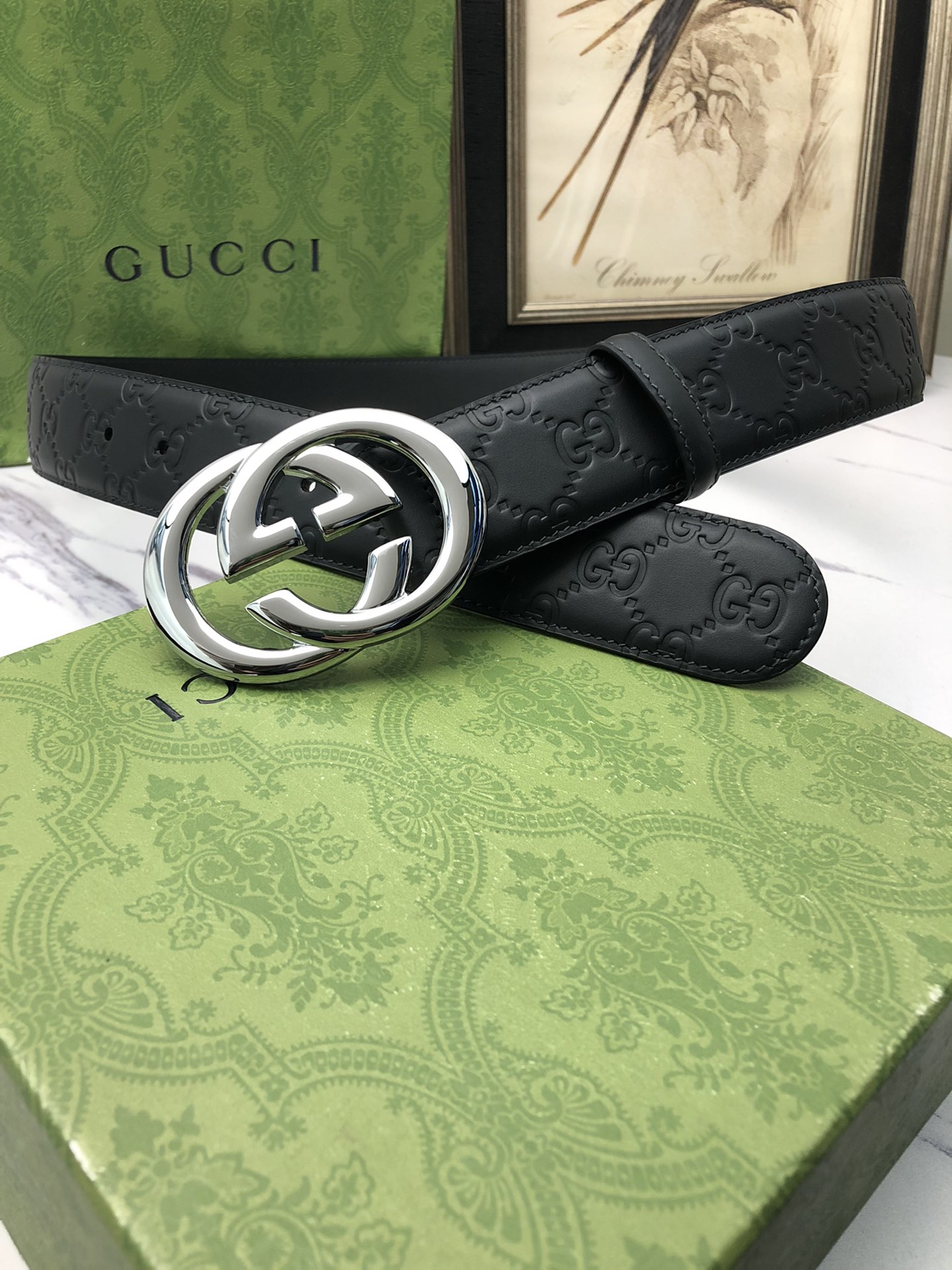 Gucci Basic Belt Top Grain Leather