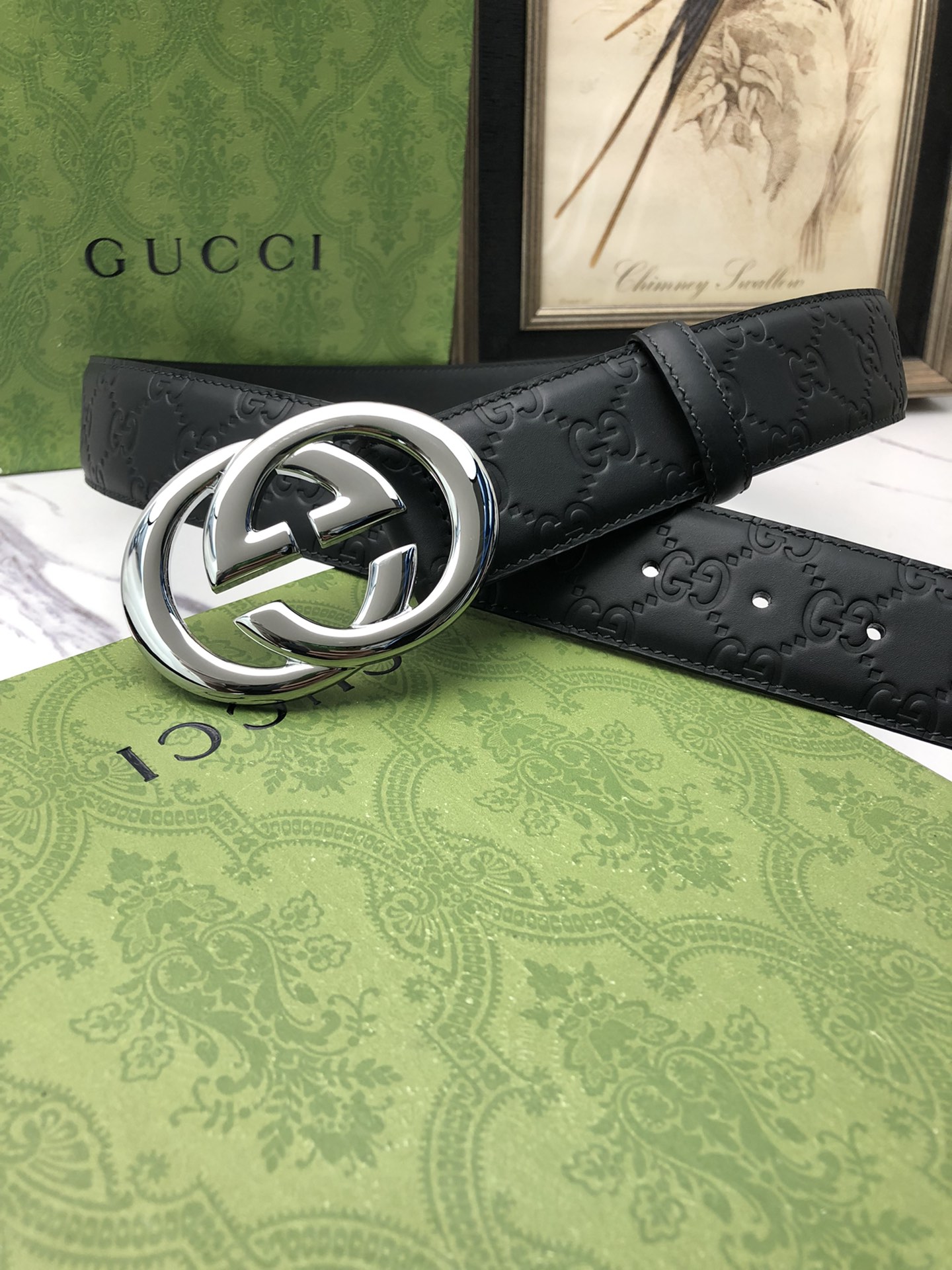 Gucci Basic Belt Top Grain Leather