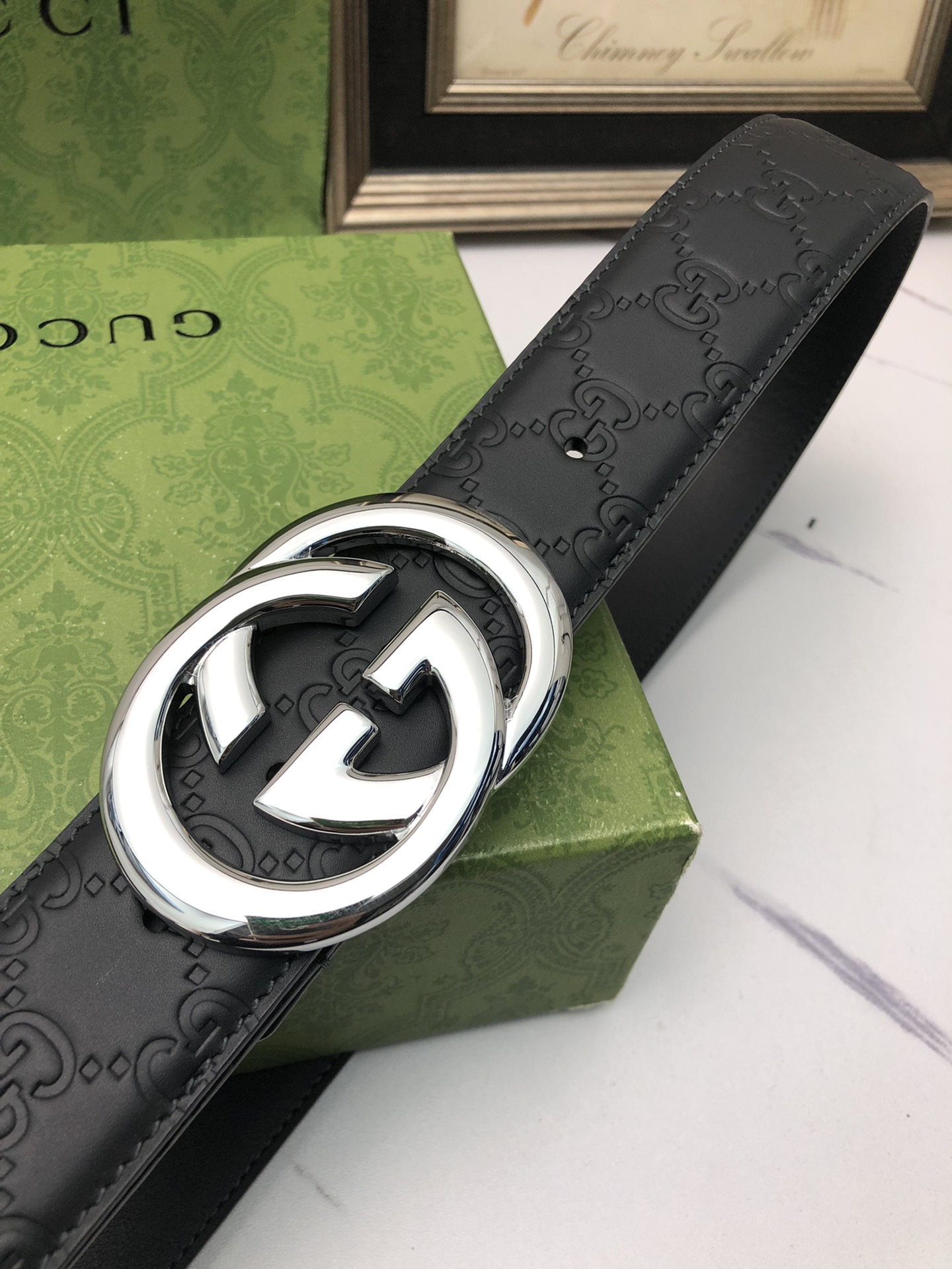 Gucci Basic Belt Top Grain Leather