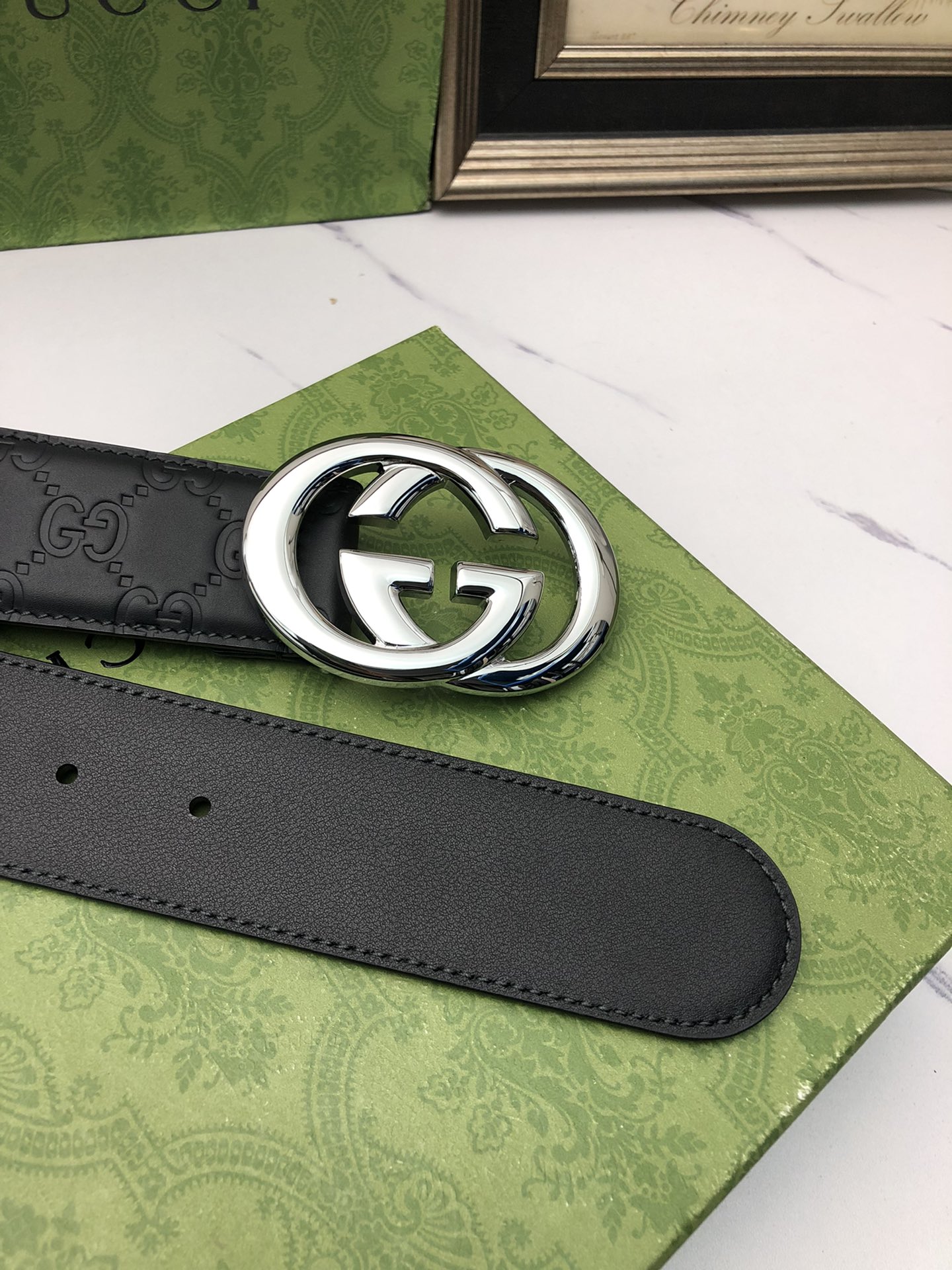 Gucci Basic Belt Top Grain Leather