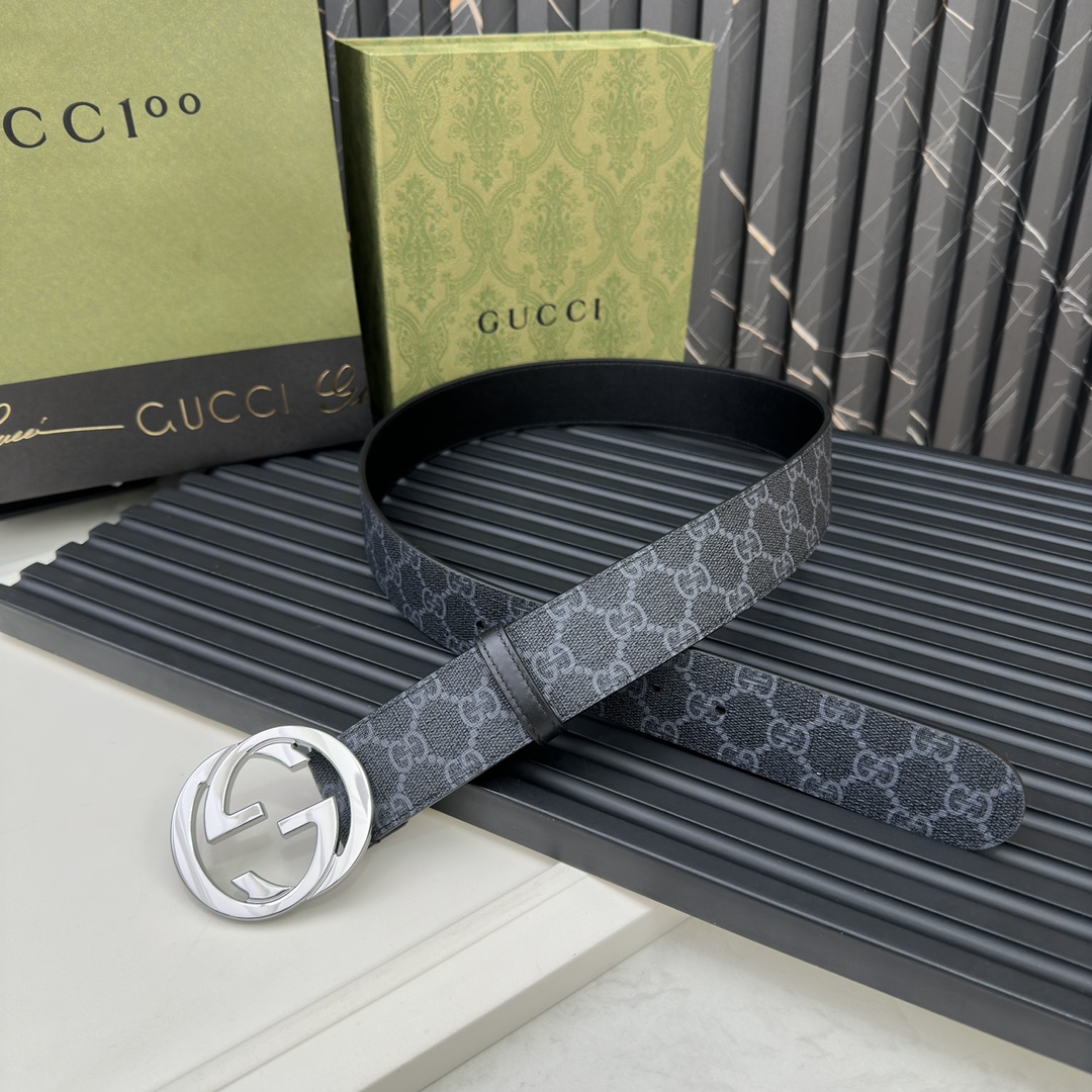 Gucci Male Basic Belt Cow Leather Waterproof M