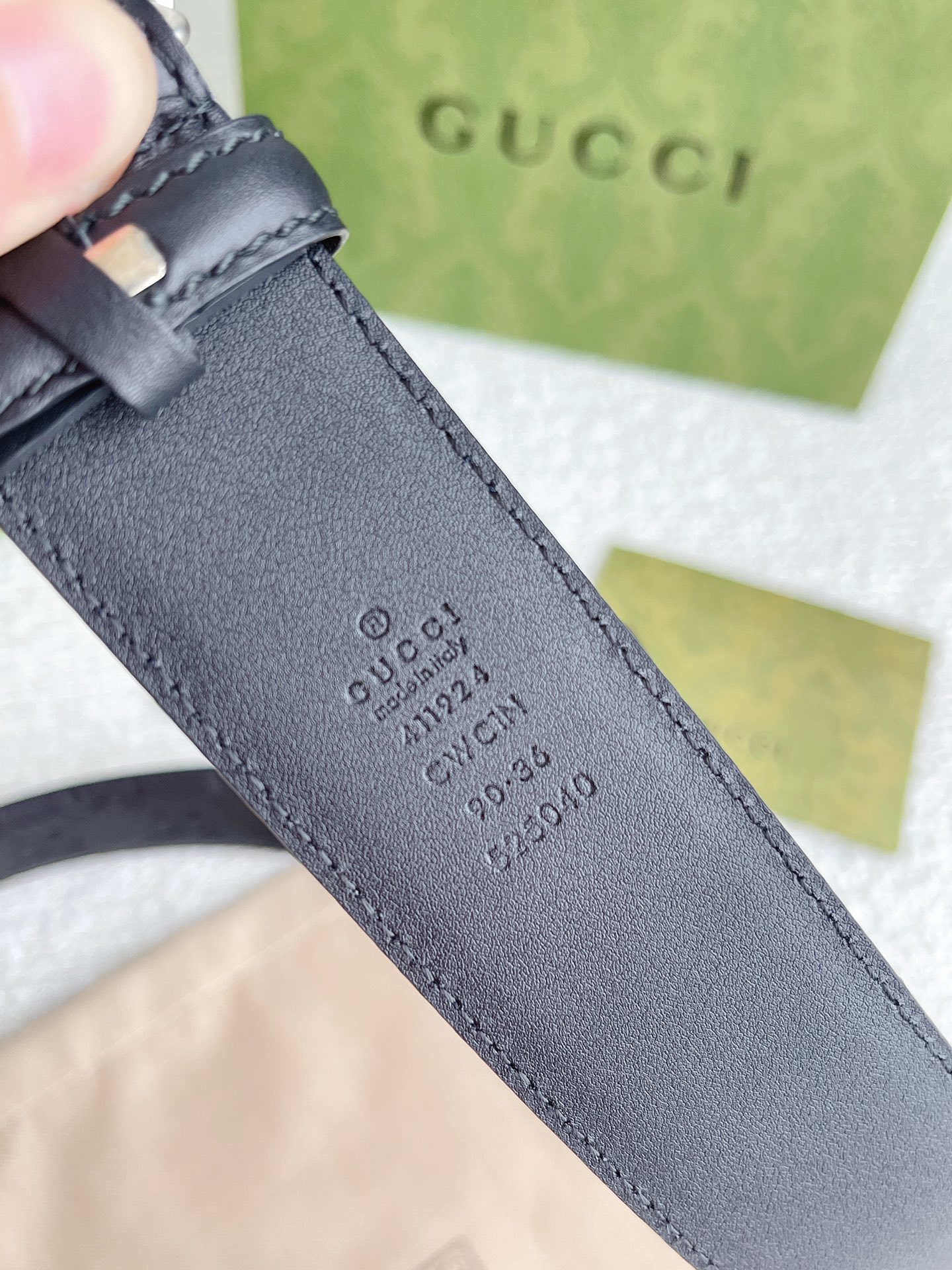 Gucci Male Leather Belt Cow Leather