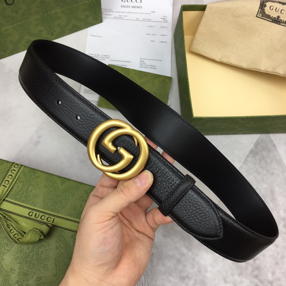 Gucci Male Basic Belt Cow Leather