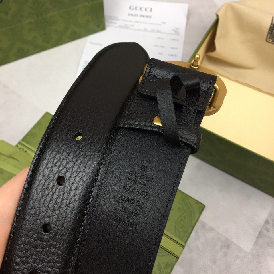 Gucci Male Basic Belt Cow Leather