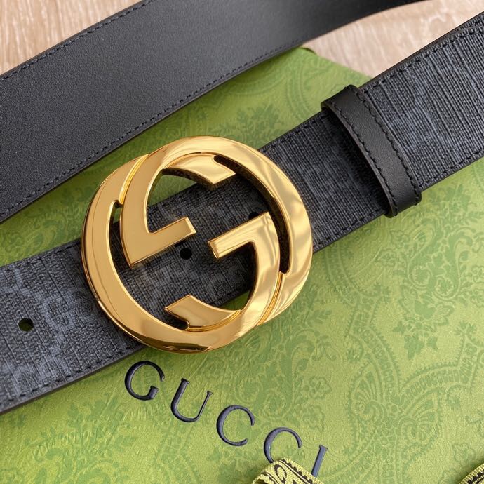 Gucci Male Basic Belt Canvas Black S-m