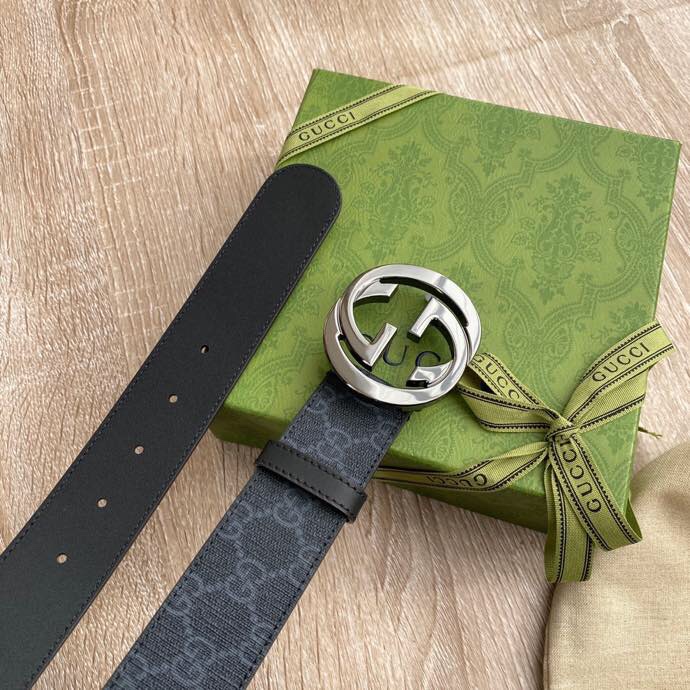 Gucci Male Basic Belt Canvas Black S-m