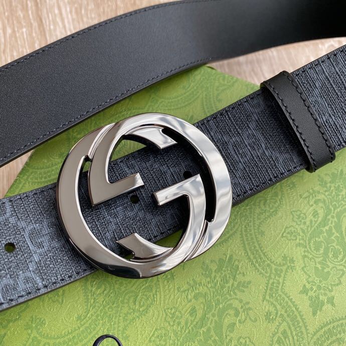 Gucci Male Basic Belt Canvas Black S-m