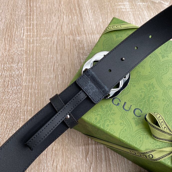 Gucci Male Basic Belt Canvas Black S-m