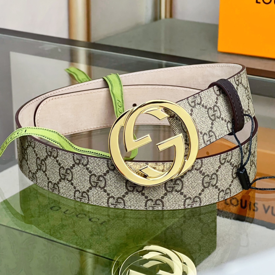 Gucci Male Basic Belt Cow Leather Waterproof M
