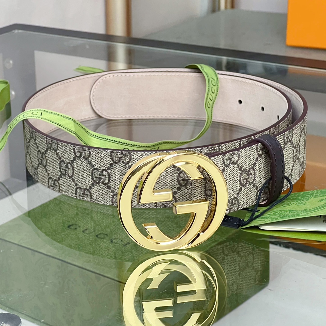 Gucci Male Basic Belt Cow Leather Waterproof M