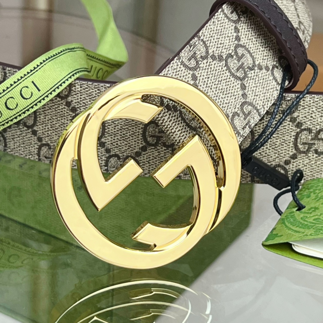 Gucci Male Basic Belt Cow Leather Waterproof M