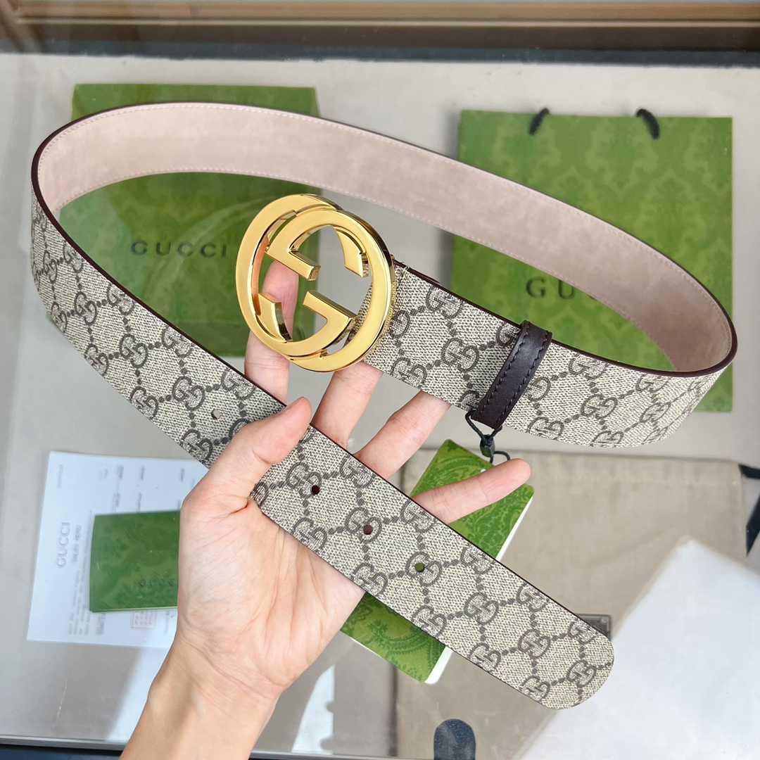 Gucci Male Basic Belt Cow Leather Waterproof M