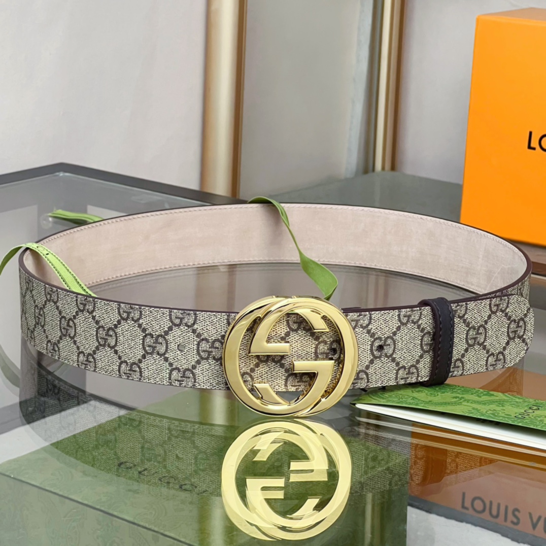 Gucci Male Basic Belt Cow Leather Waterproof M
