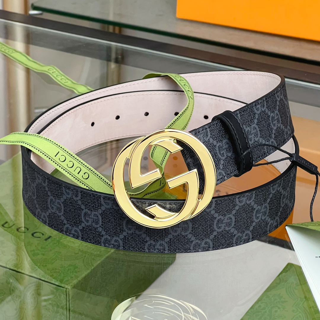 Gucci Male Basic Belt Cow Leather Waterproof M