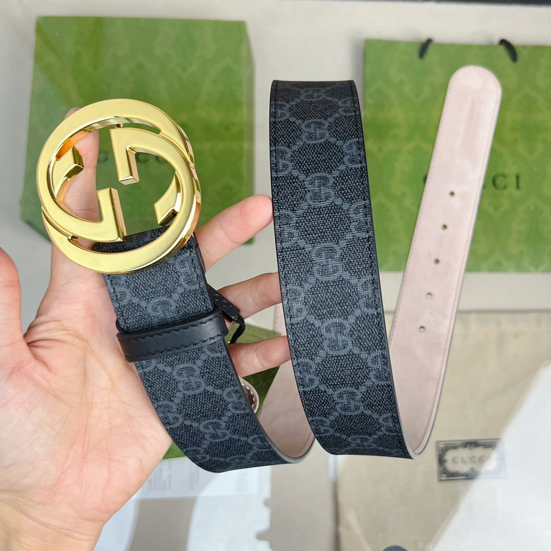 Gucci Male Basic Belt Cow Leather Waterproof M