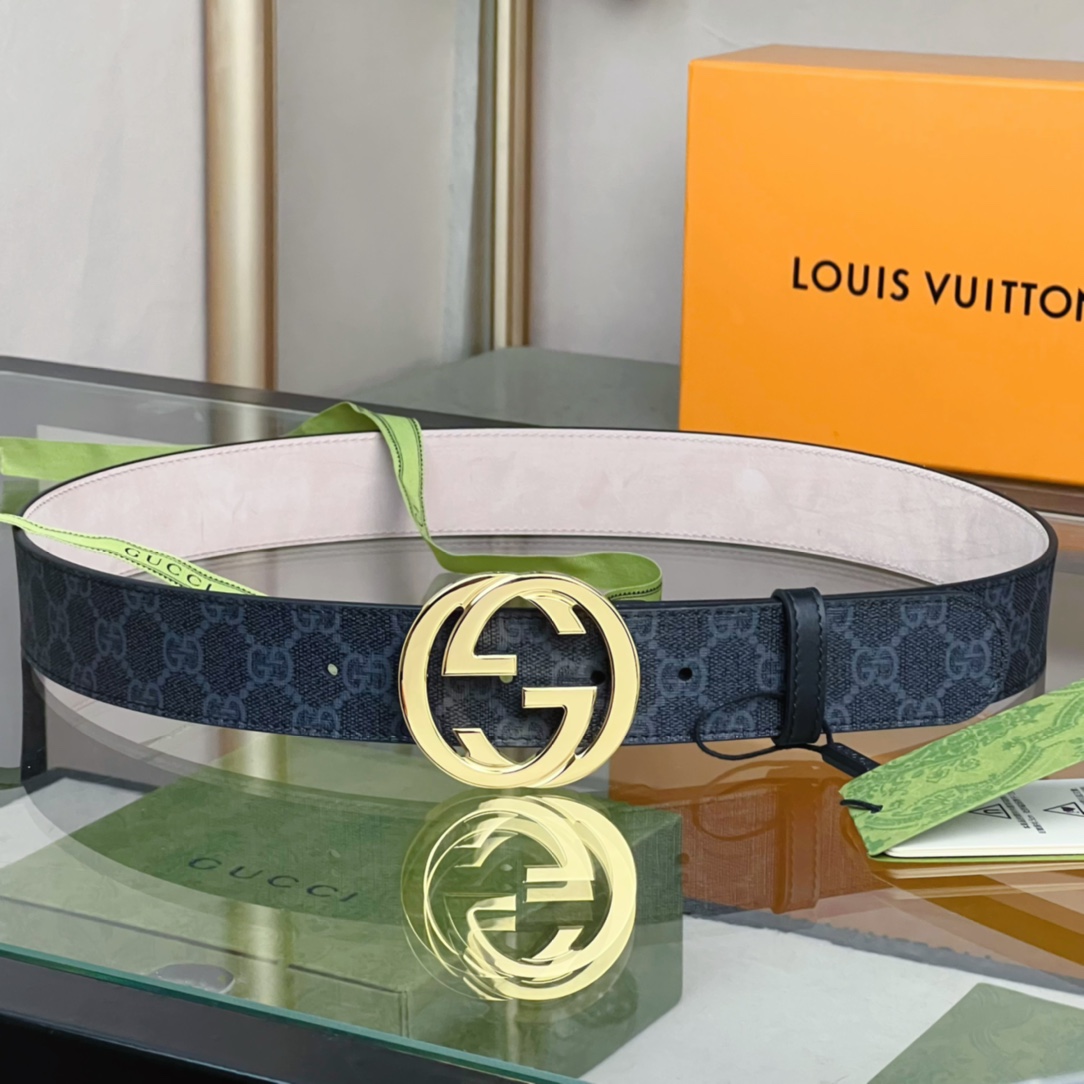 Gucci Male Basic Belt Cow Leather Waterproof M