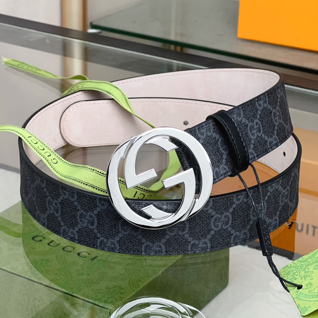 Gucci Male Basic Belt Cow Leather Waterproof M