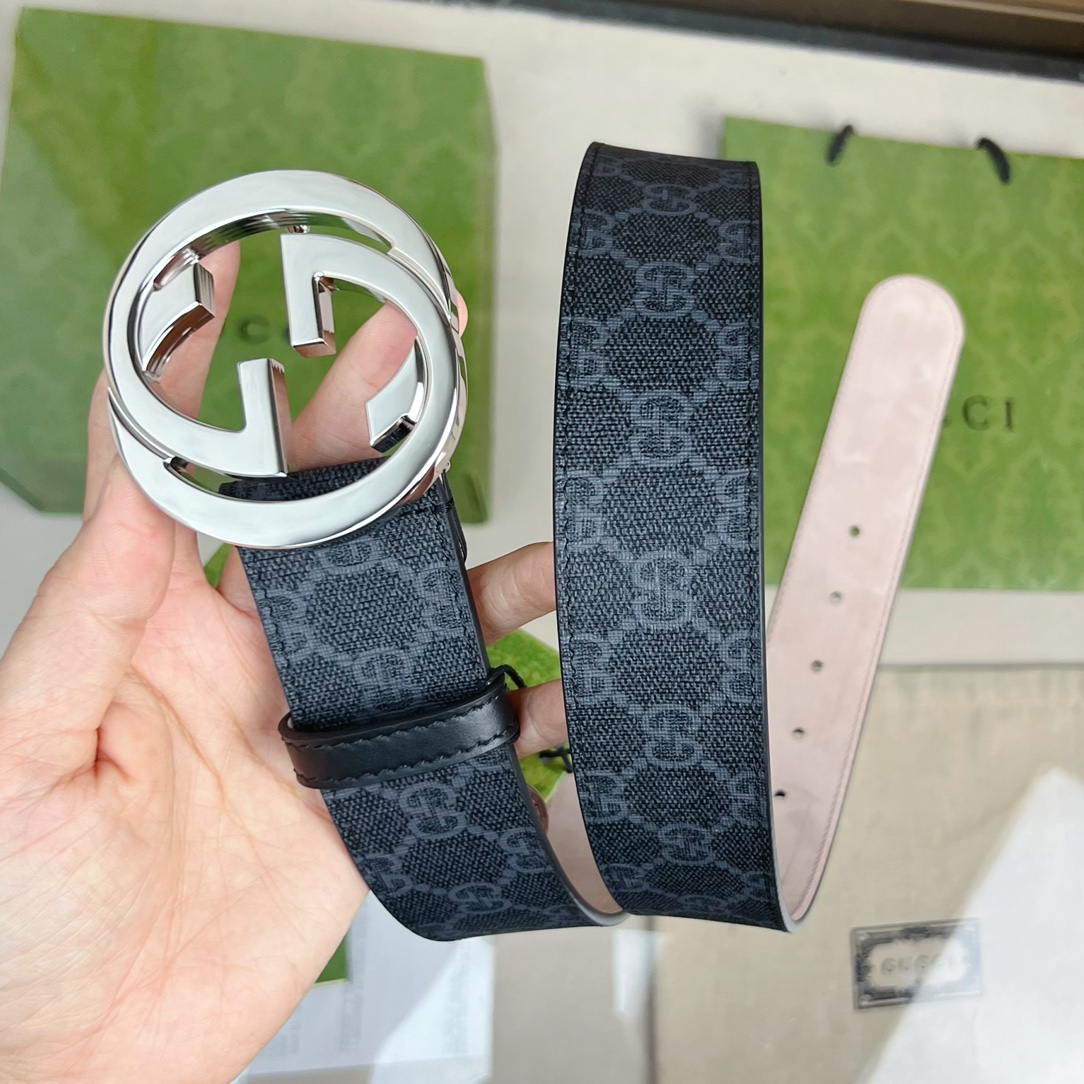 Gucci Male Basic Belt Cow Leather Waterproof M