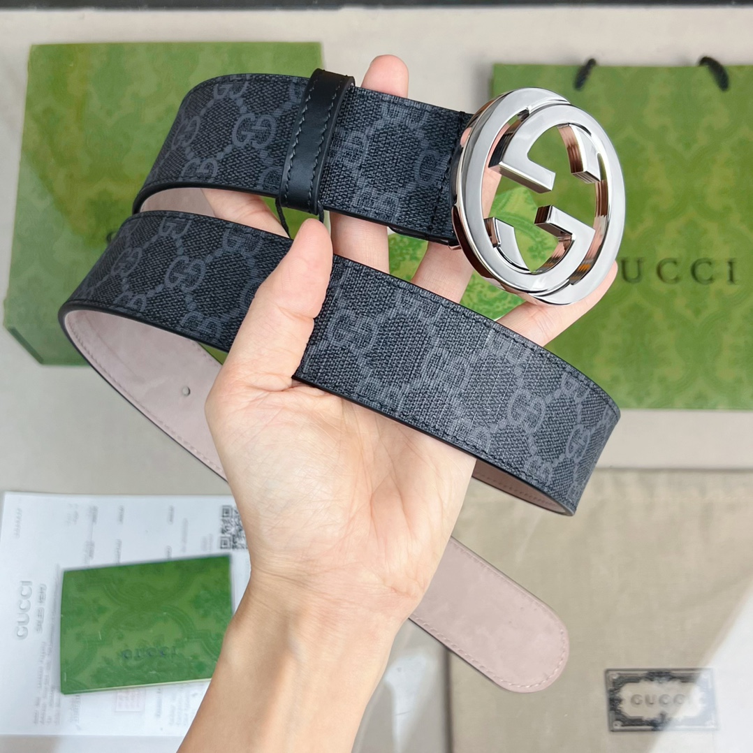 Gucci Male Basic Belt Cow Leather Waterproof M