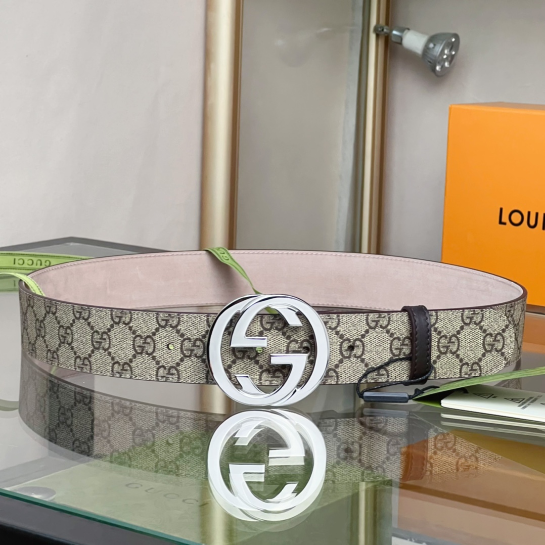 Gucci Male Basic Belt Cow Leather Waterproof M