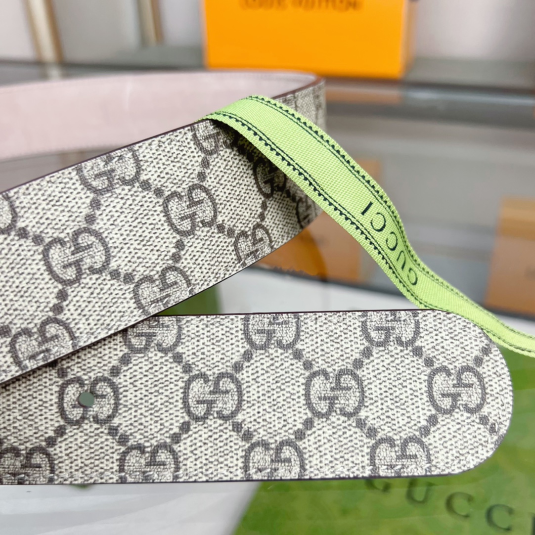 Gucci Male Basic Belt Cow Leather Waterproof M