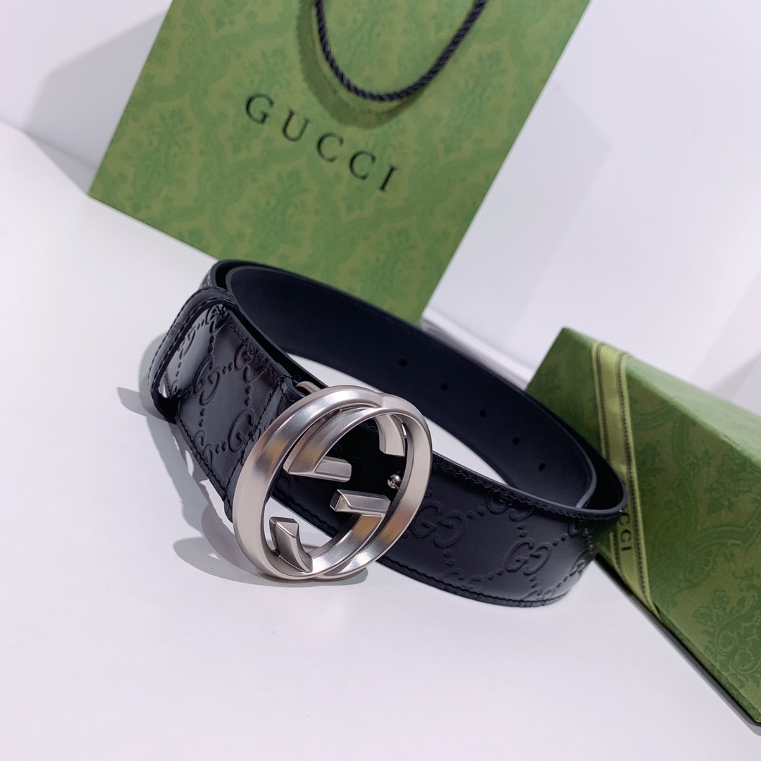 Gucci Male Basic Belt Cow Leather