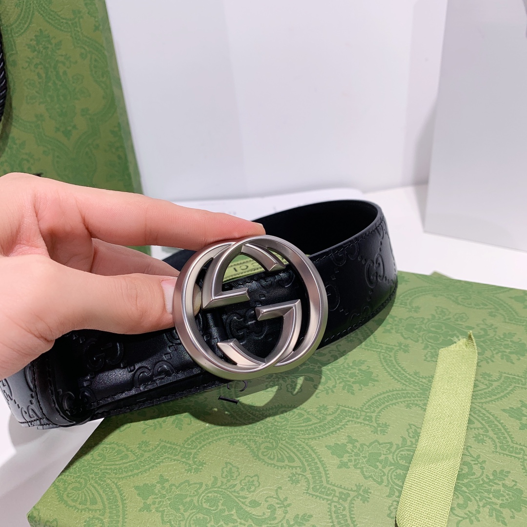 Gucci Male Basic Belt Cow Leather