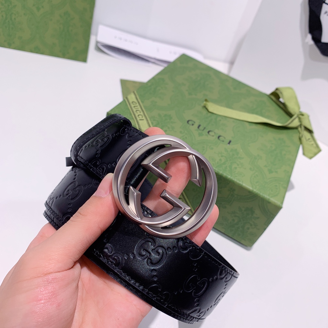 Gucci Male Basic Belt Cow Leather