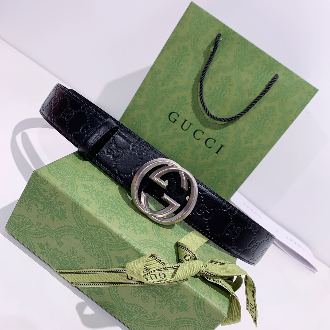 Gucci Male Basic Belt Cow Leather