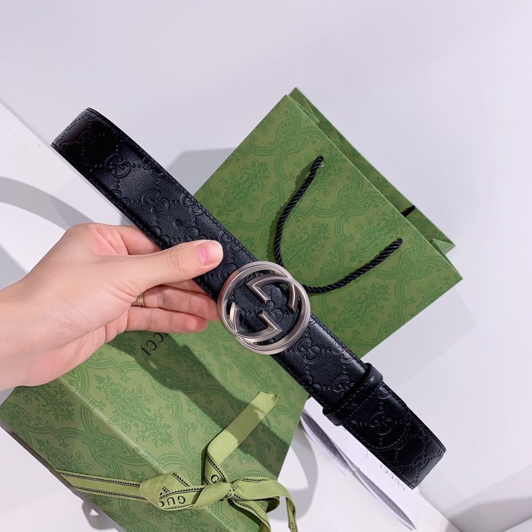 Gucci Male Basic Belt Cow Leather