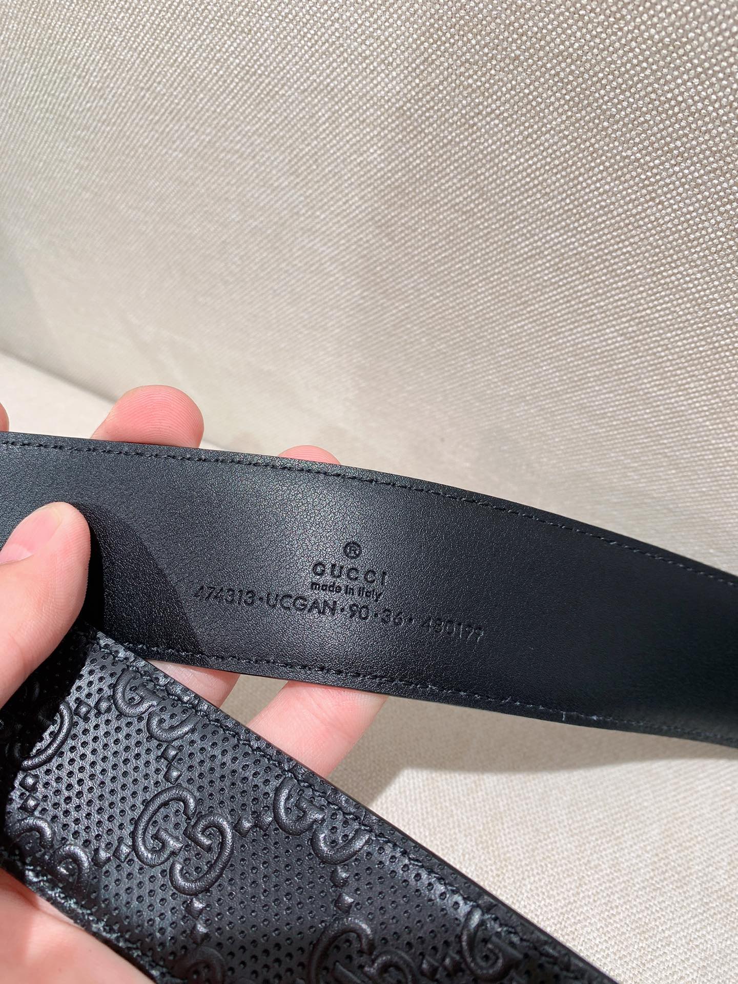 Gucci Male Basic Belt Cow Leather