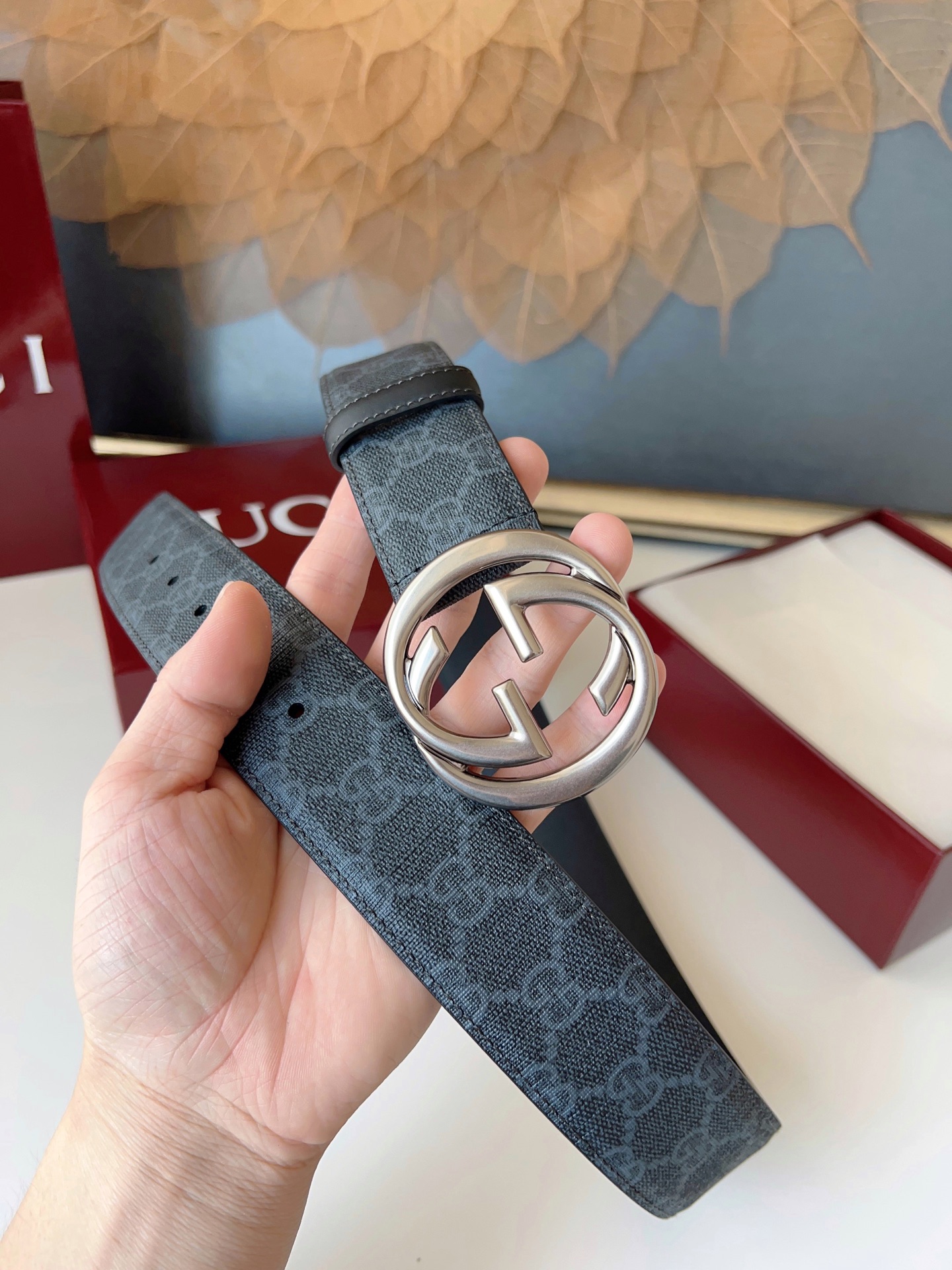 Gucci Basic Belt Canvas M