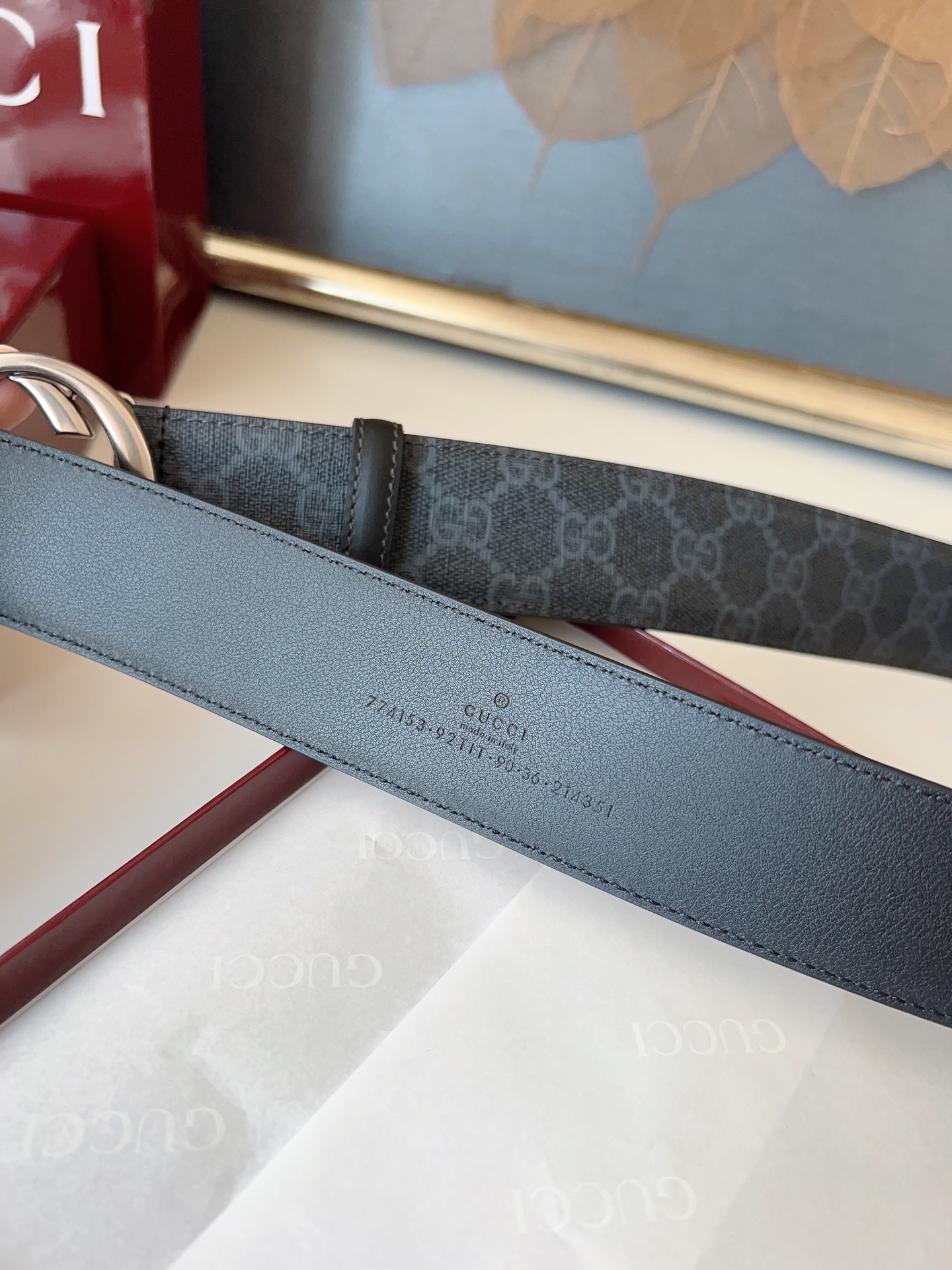 Gucci Basic Belt Canvas M