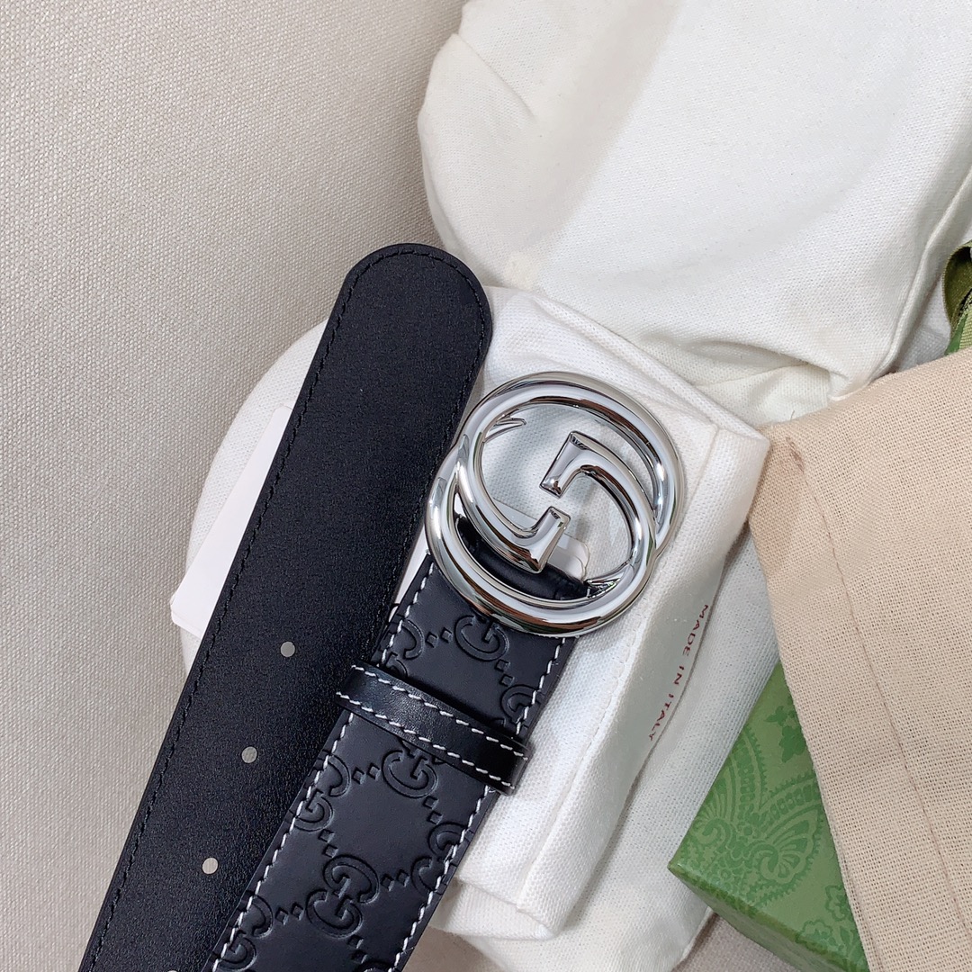 Gucci Male Basic Belt Cow Leather