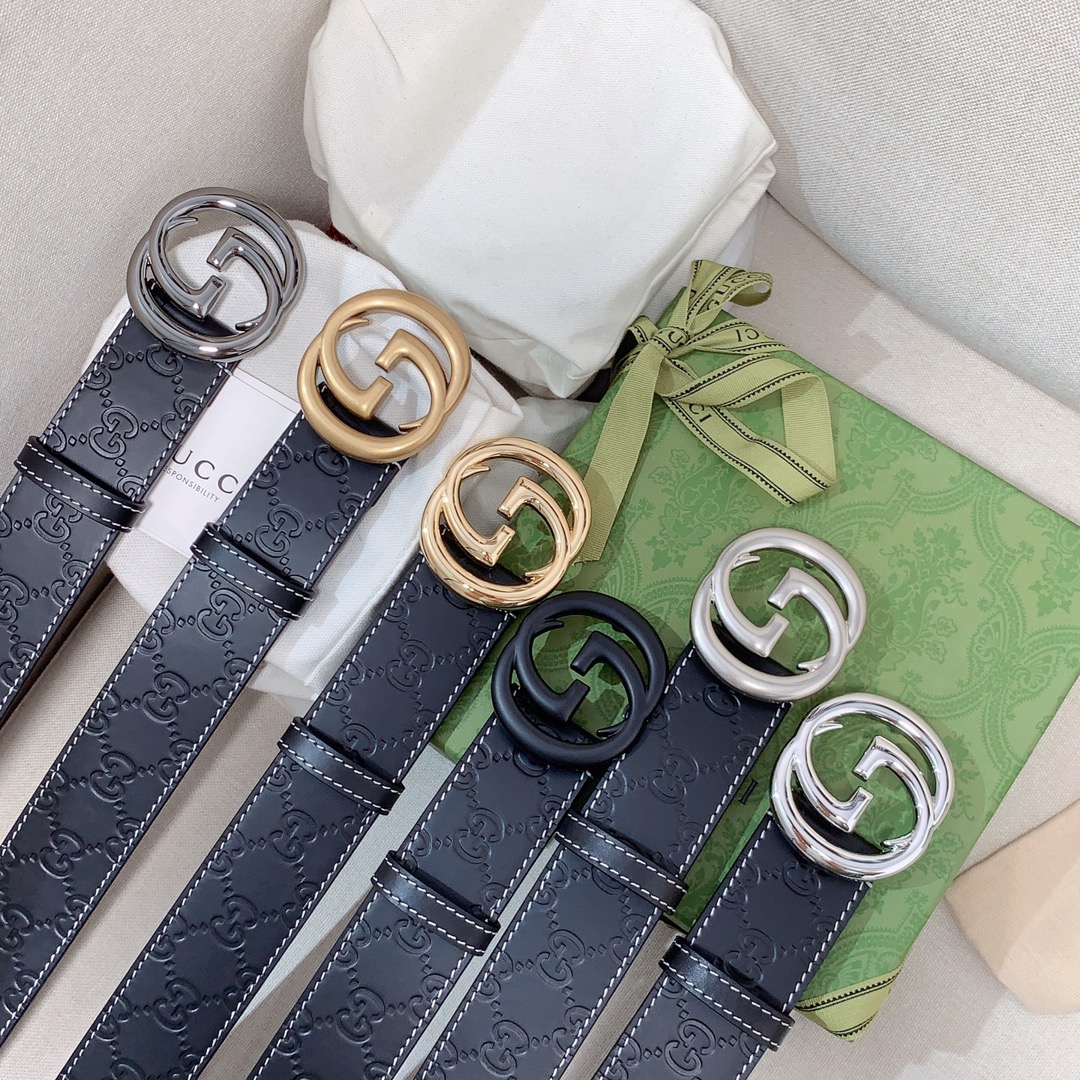 Gucci Male Basic Belt Cow Leather