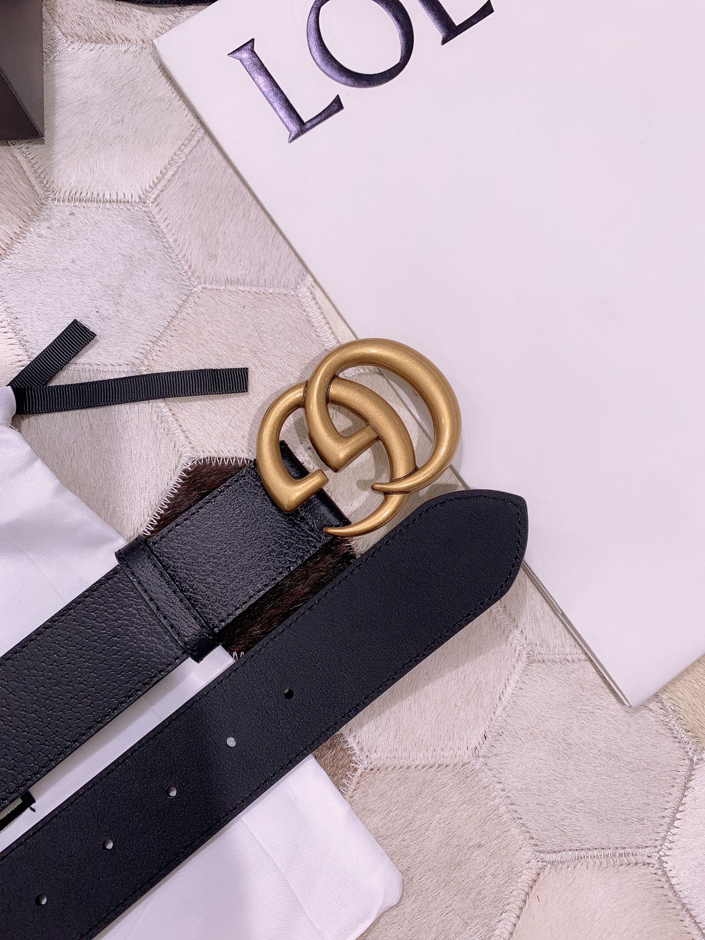 Gucci Basic Belt Cow Leather