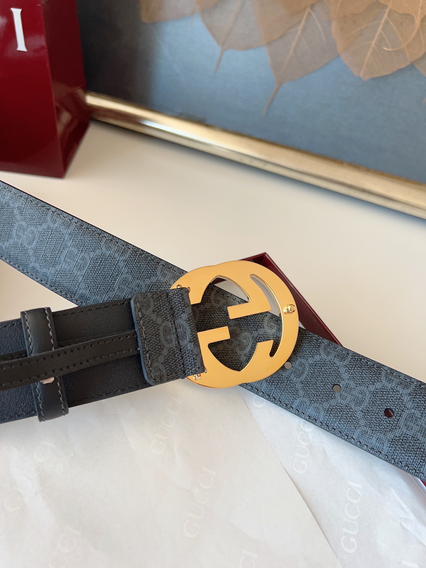 Gucci Basic Belt Canvas M