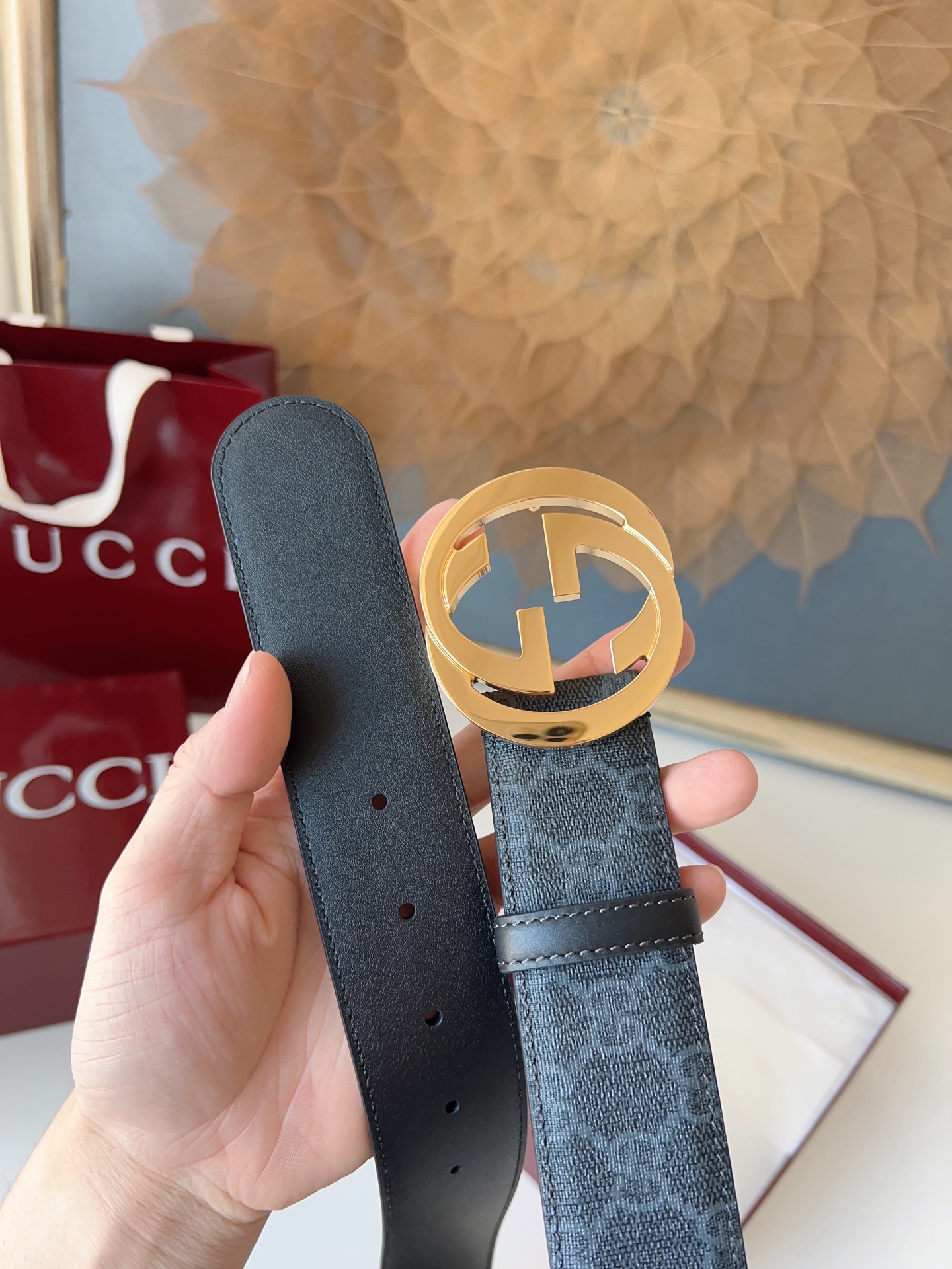 Gucci Basic Belt Canvas M
