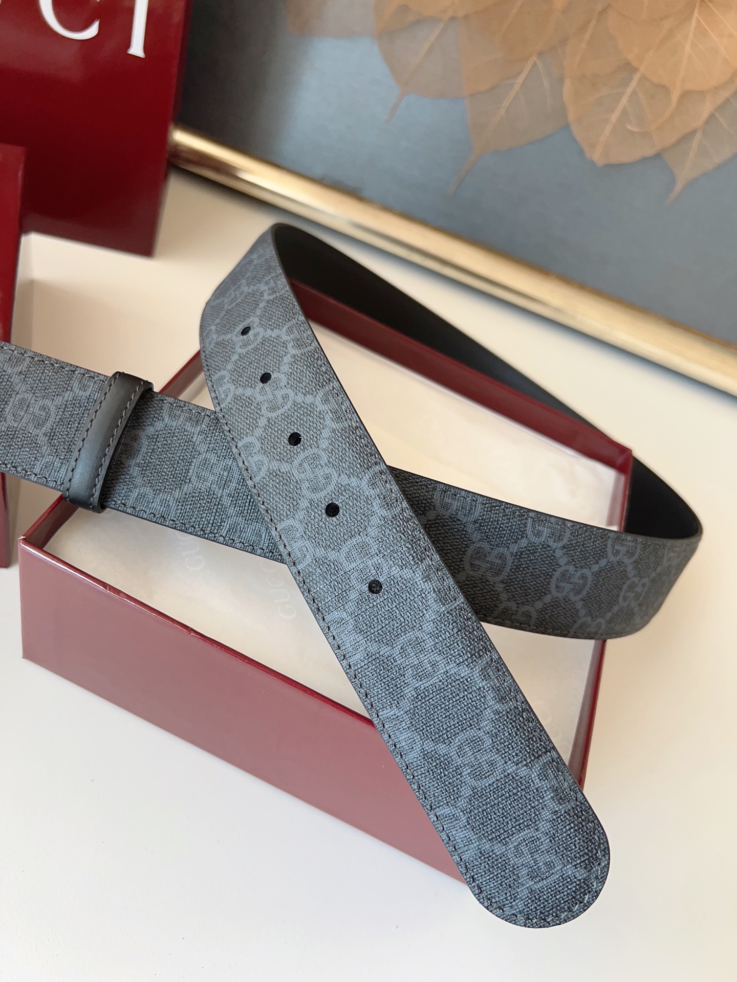 Gucci Basic Belt Canvas M