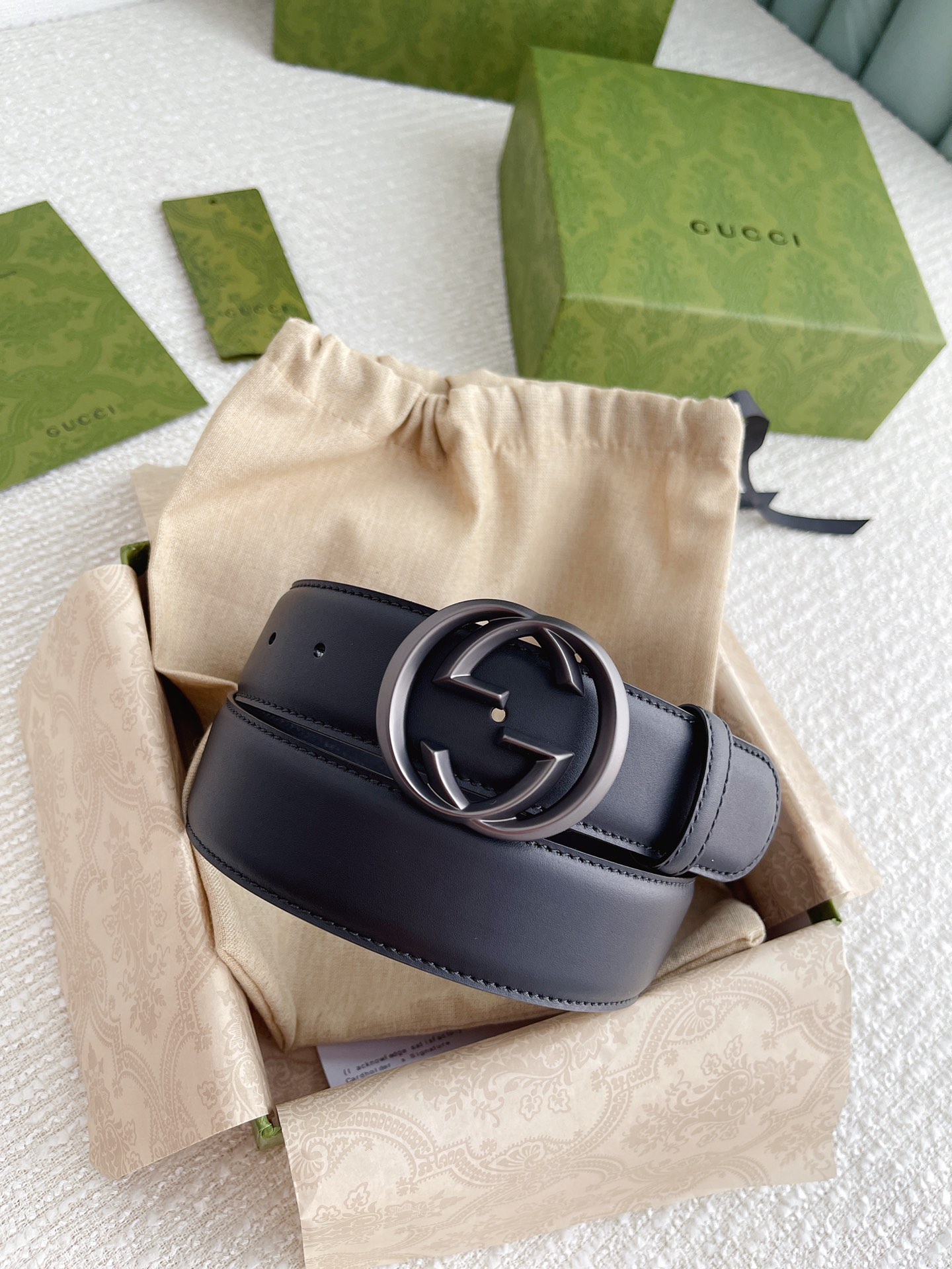 Gucci Male Basic Belt Cow Leather M