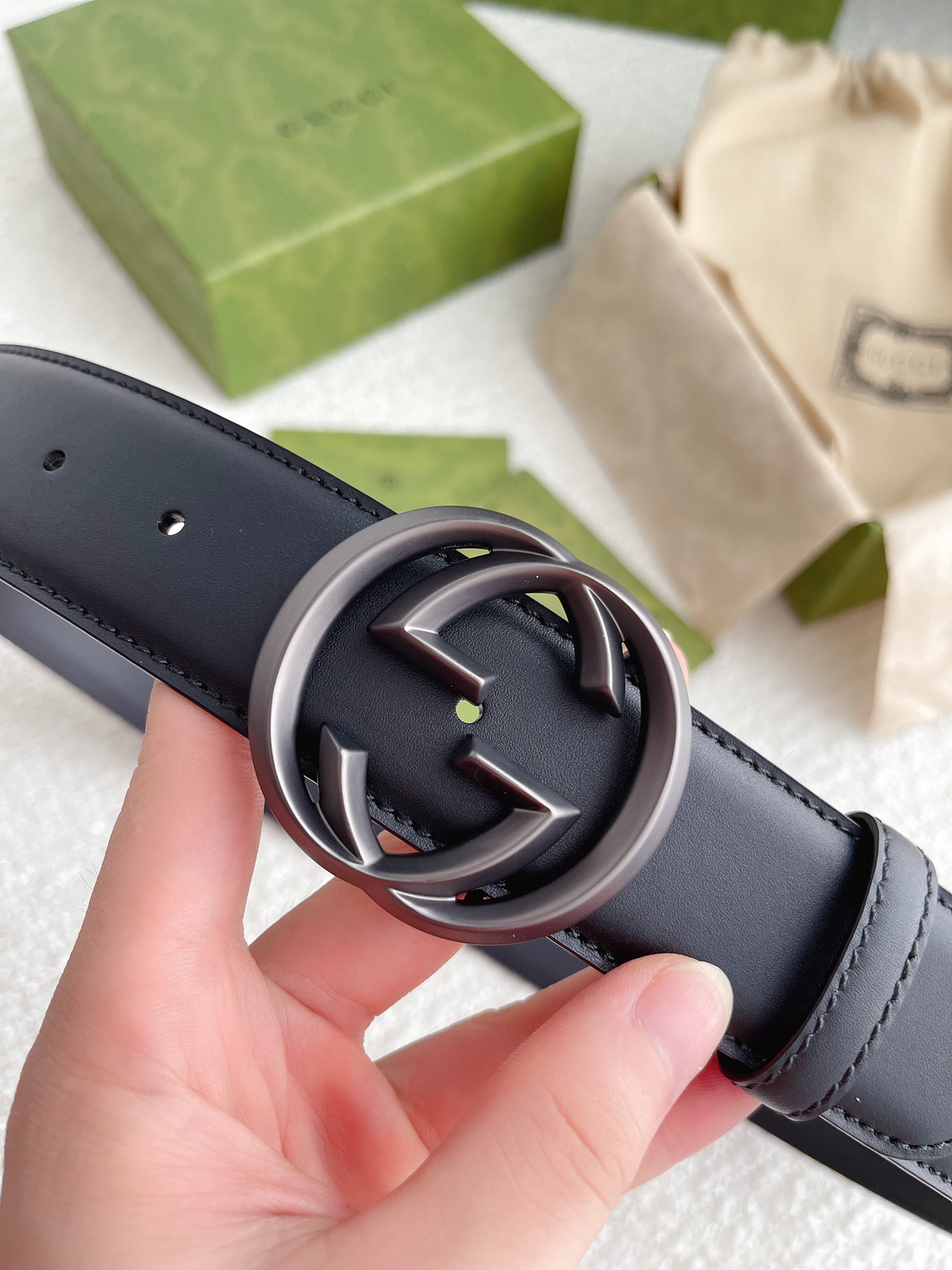 Gucci Male Basic Belt Cow Leather M