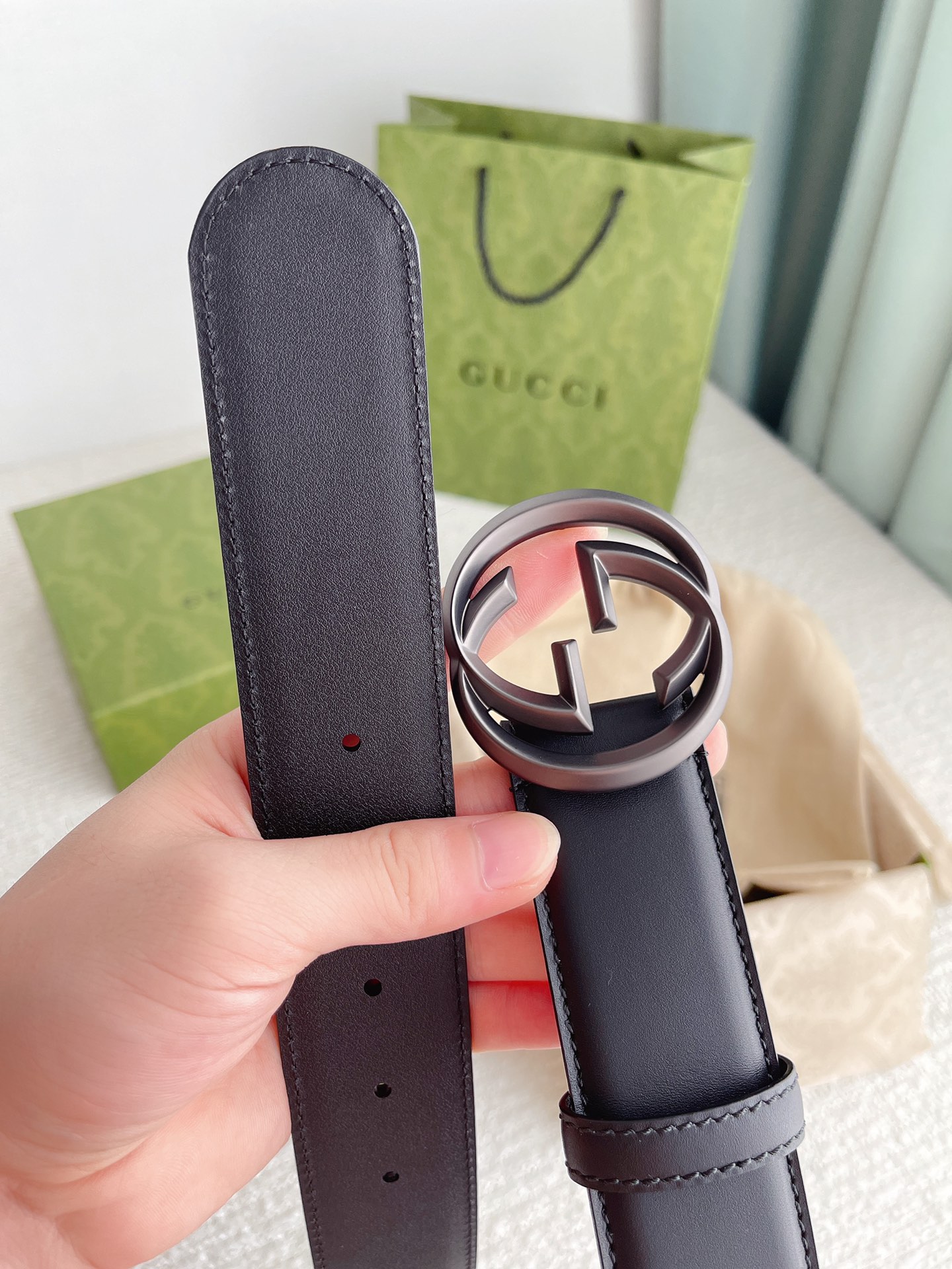 Gucci Male Basic Belt Cow Leather M