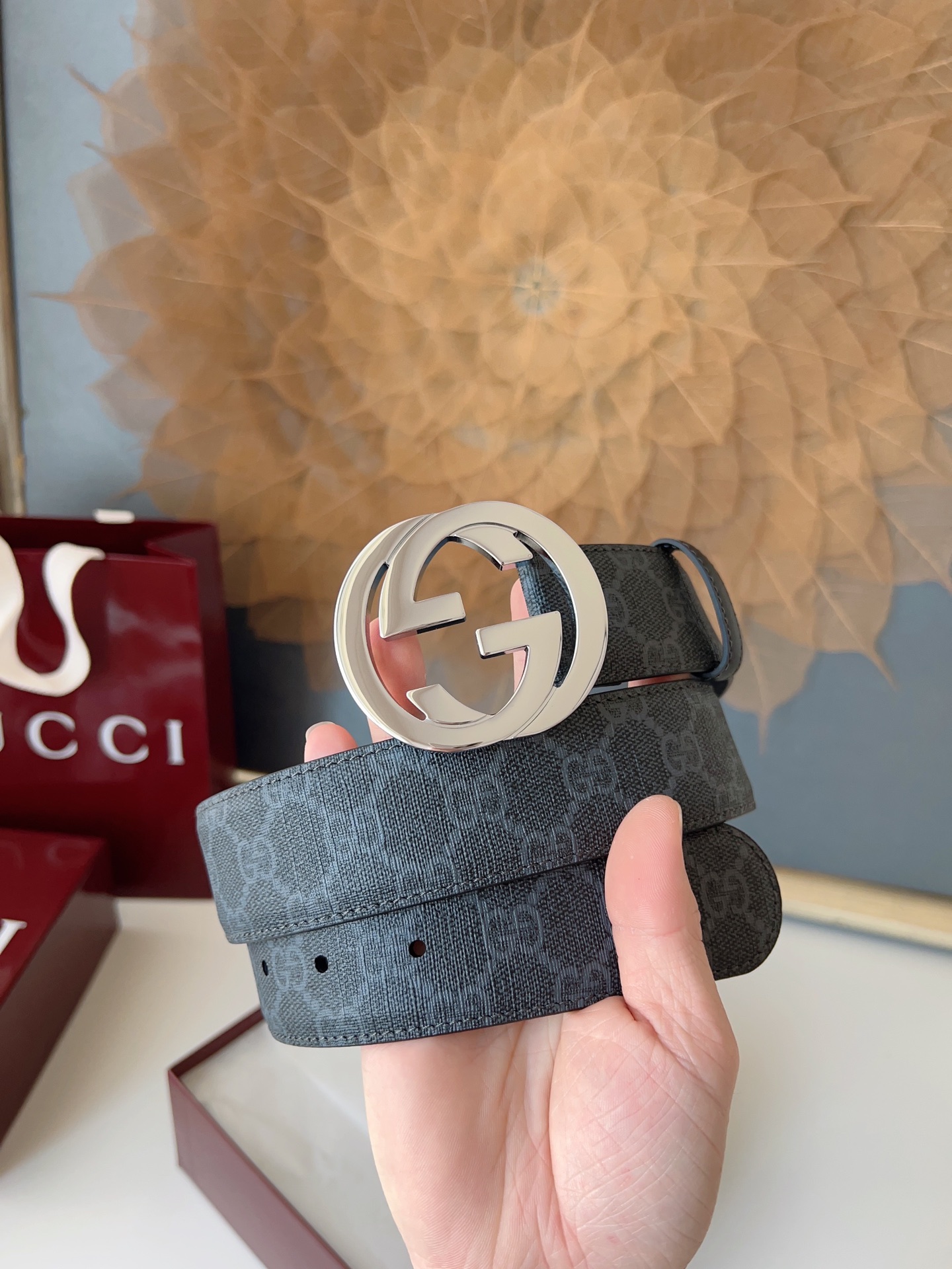 Gucci Basic Belt Canvas M