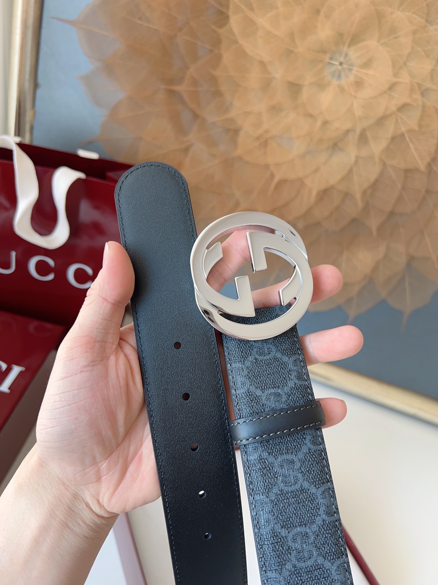 Gucci Basic Belt Canvas M