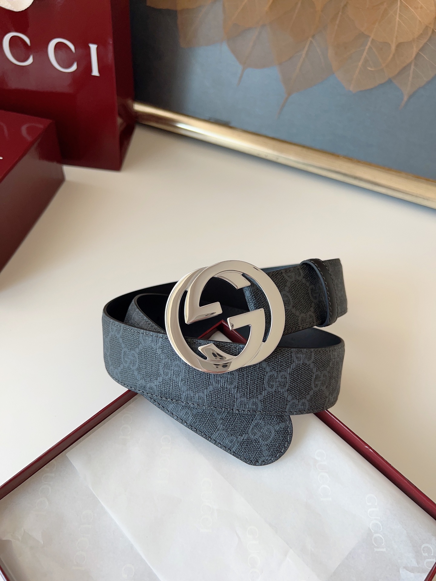 Gucci Basic Belt Canvas M