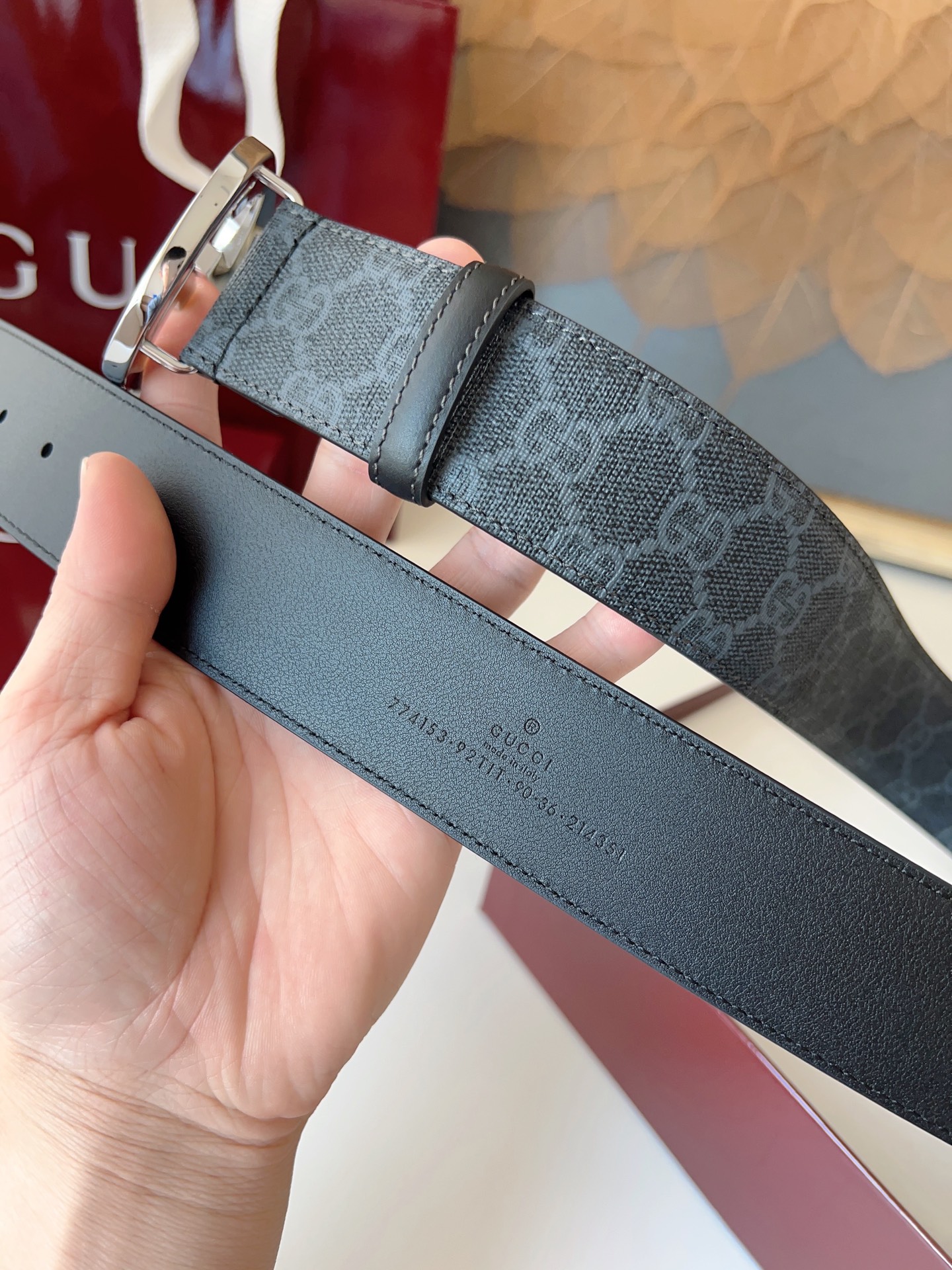 Gucci Basic Belt Canvas M